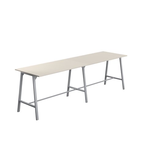 Titan High Maker Rectangular Table (FSC) 1800 X 1000 Silver/Grey