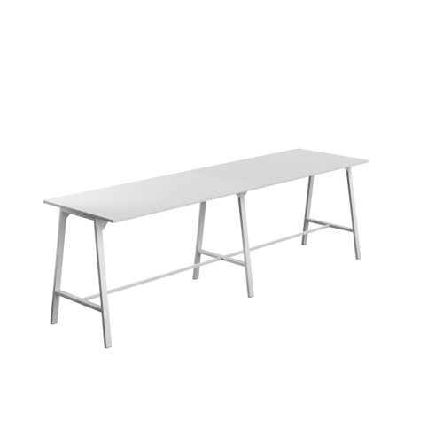 Titan High Maker Rectangular Table (FSC) 1800 X 1000 White/White