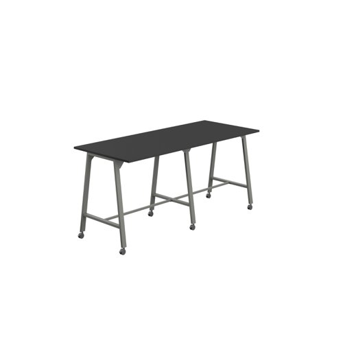 Titan Mobile High Maker Rectangular Table (FSC) 1200 X 1000 Anthracite/Black