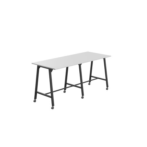 Titan Mobile High Maker Rectangular Table (FSC) 1200 X 1000 Black/White