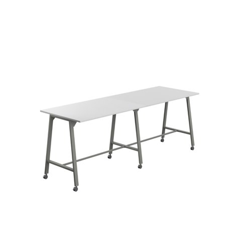 Titan Mobile High Maker Rectangular Table (FSC) 1500 X 1000 Anthracite/White