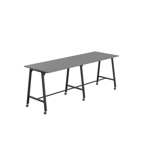 Titan Mobile High Maker Rectangular Table (FSC) 1500 X 1000 Black/Anthracite