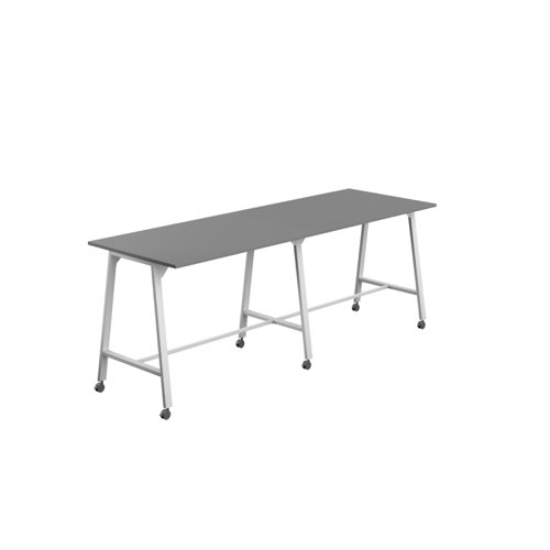 Titan Mobile High Maker Rectangular Table (FSC) 1500 X 1000 White/Anthracite