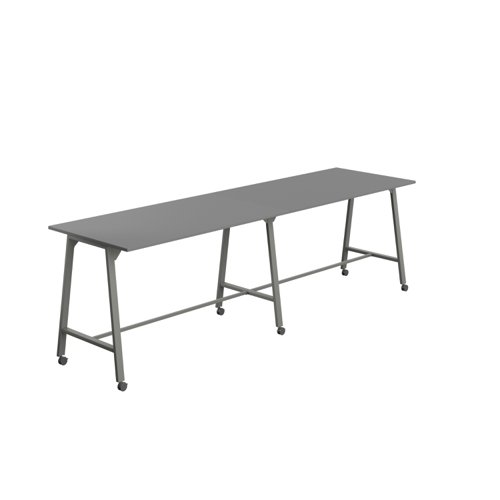 Titan Mobile High Maker Rectangular Table (FSC) 1800 X 1000 Anthracite/Anthracite