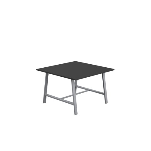 Titan Low Maker Rectangular Table (FSC) 1200 X 1000 Silver/Black