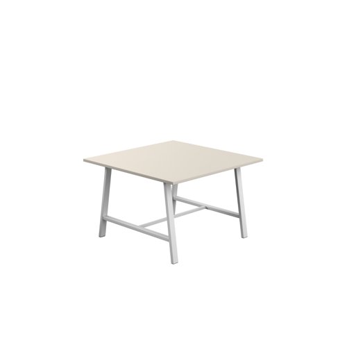 Titan Low Maker Rectangular Table (FSC) 1200 X 1000 White/Grey