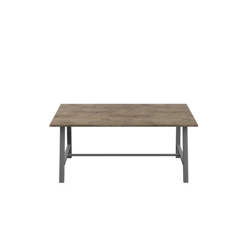 Titan Low Maker Rectangular Table (FSC) 1800 X 1000 Anthracite/Grey Nebraska Oak