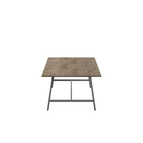 Titan Low Maker Rectangular Table (FSC) 1800 X 1000 Anthracite/Grey Nebraska Oak