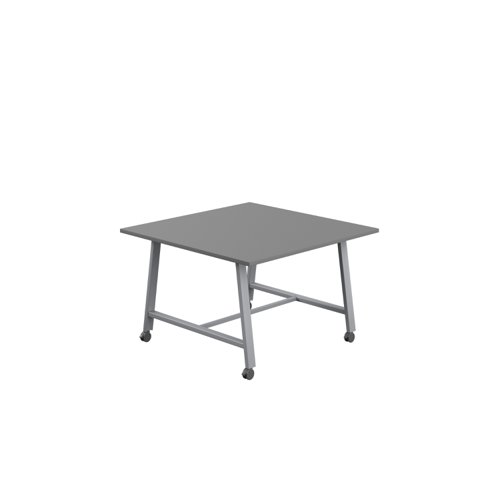 Titan Mobile Low Maker Rectangular Table (FSC) 1200 X 1000 Silver/Anthracite