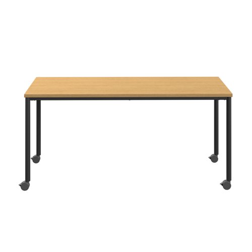T-MOBILE-1280BKSO Titan Mobile Rectangular Table (FSC) 1200 X 800 Black/Sorano Oak
