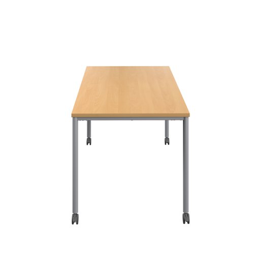 T-MOBILE-1480SVB | A durable and practical mobile table designed for educational spaces and available in a wide range of finishes and sizes. With smooth-running castors, this table can be easily moved to create flexible and dynamic workspaces.