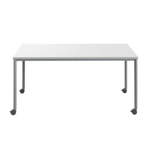 T-MOBILE-1480SVWHT | A durable and practical mobile table designed for educational spaces and available in a wide range of finishes and sizes. With smooth-running castors, this table can be easily moved to create flexible and dynamic workspaces.