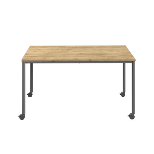 T-MOBILE-1660ANTNNO | A durable and practical mobile table designed for educational spaces and available in a wide range of finishes and sizes. With smooth-running castors, this table can be easily moved to create flexible and dynamic workspaces.