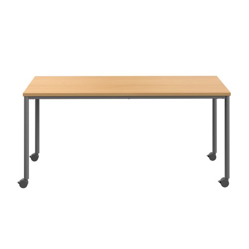 T-MOBILE-1680ANTB | A durable and practical mobile table designed for educational spaces and available in a wide range of finishes and sizes. With smooth-running castors, this table can be easily moved to create flexible and dynamic workspaces.