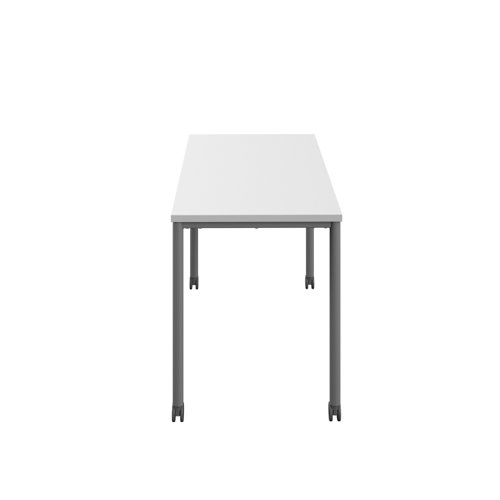 T-MOBILE-1860ANTWHT | A durable and practical mobile table designed for educational spaces and available in a wide range of finishes and sizes. With smooth-running castors, this table can be easily moved to create flexible and dynamic workspaces.