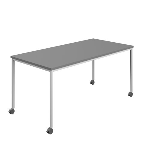 Titan Mobile Rectangular Table (FSC) 1800 X 800 White/Anthracite