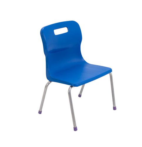 Titan 4 Leg Chair Size 2 - 310mm Seat Height - Blue