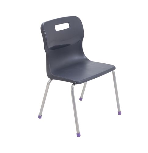 Titan 4 Leg Chair Size 2 - 310mm Seat Height - Charcoal