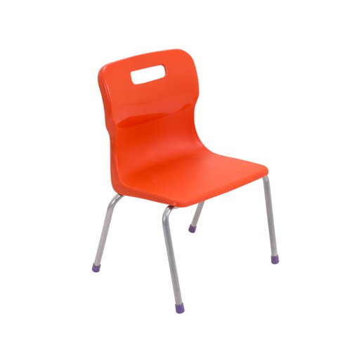 Titan 4 Leg Chair Size 2 Orange