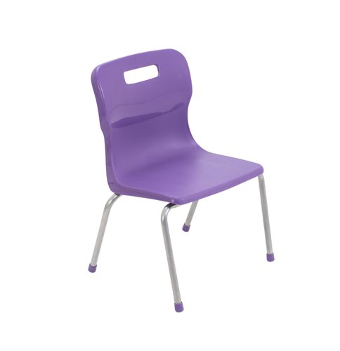 Titan 4 Leg Chair Size 2 - 310mm Seat Height - Purple