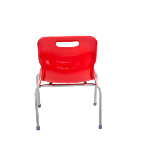 T12-R Titan 4 Leg Chair Size 2 Red
