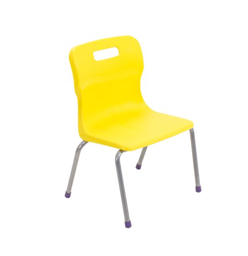 Titan 4 Leg Chair Size 2 Yellow