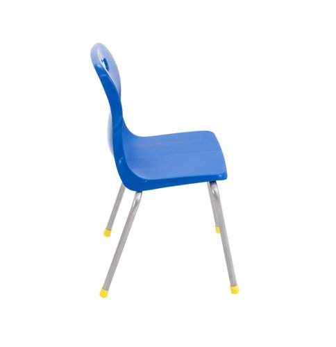 Titan 4 Leg Classroom Chair 438x398x670mm Blue KF72180