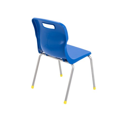 Titan 4 Leg Classroom Chair 438x398x670mm Blue KF72180