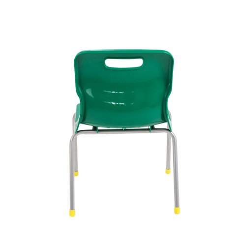KF72181 | Ideal for classrooms, the Titan chair has a high impact polypropylene shell and an ultra strong tubular steel frame. The chair also features a unique S shaped back and an anti-tilt design for comfort. The Titan 4 Leg Classroom Chair conforms to BS EN1729 parts 1 and 2. This pack contains 1 green chair with a seat height of 350mm.
