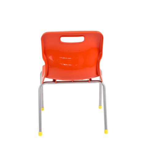 T13-O Titan 4 Leg Chair Size 3 Orange