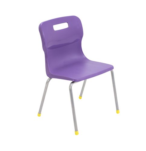 Titan 4 Leg Chair Size 3 - 350mm Seat Height - Purple
