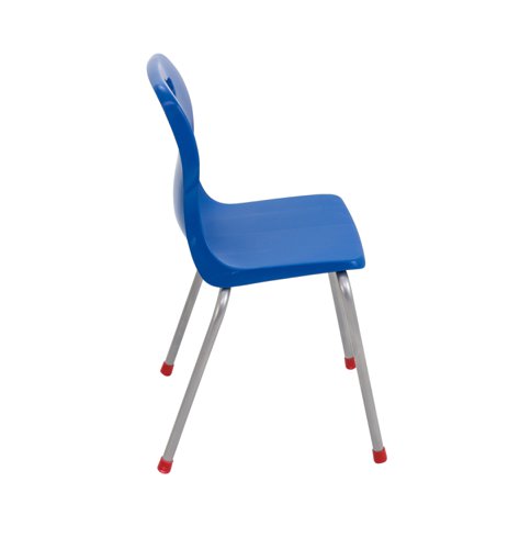 Titan 4 Leg Classroom Chair 438x416x700mm Blue KF72185