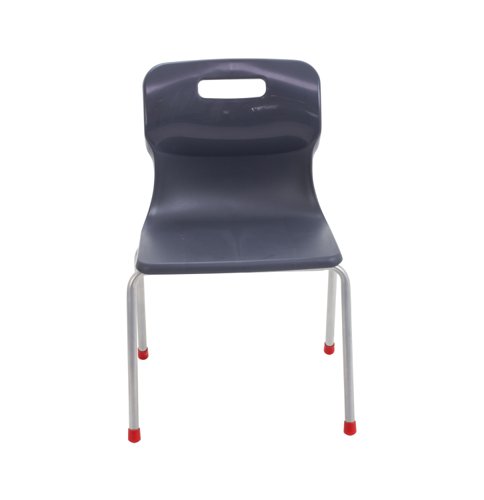 Titan 4 Leg Classroom Chair 438x416x322mm Charcoal KF72187