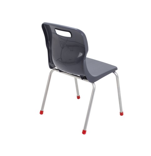 Titan 4 Leg Classroom Chair 438x416x322mm Charcoal KF72187