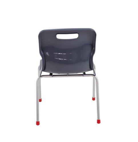 Titan 4 Leg Classroom Chair 438x416x322mm Charcoal KF72187