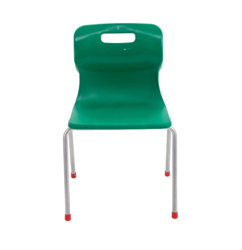 Titan 4 Leg Classroom Chair 438x416x700mm Green KF72186