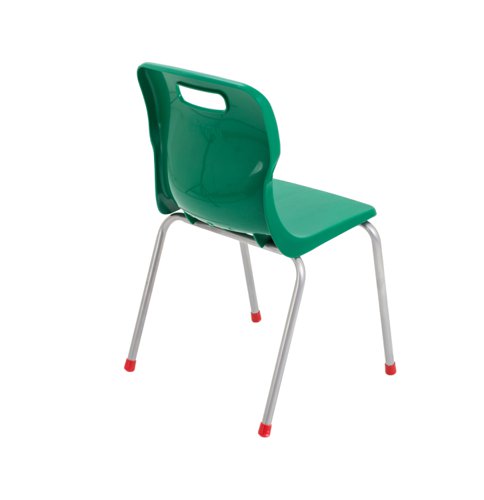 Titan 4 Leg Classroom Chair 438x416x700mm Green KF72186