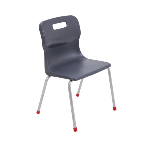 Titan 4 Leg Chair Size 4 Charcoal