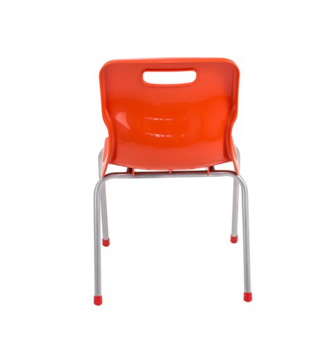 T14-O Titan 4 Leg Chair Size 4 Orange