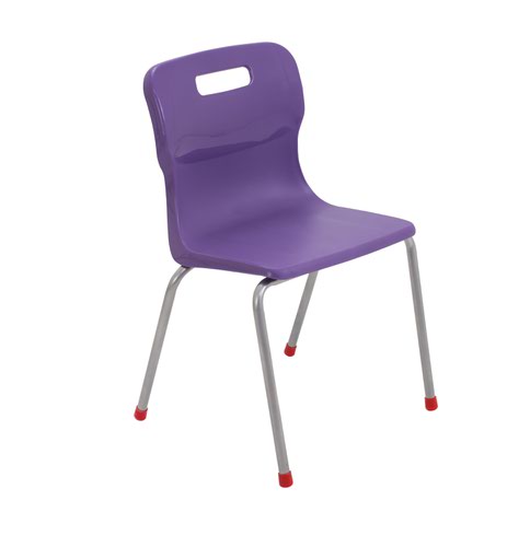 Titan 4 Leg Chair Size 4 - 380mm Seat Height - Purple