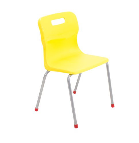 Titan 4 Leg Chair Size 4 Yellow