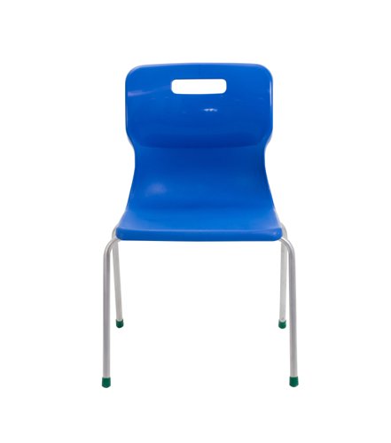 Titan 4 Leg Classroom Chair 497x477x790mm Blue KF72190