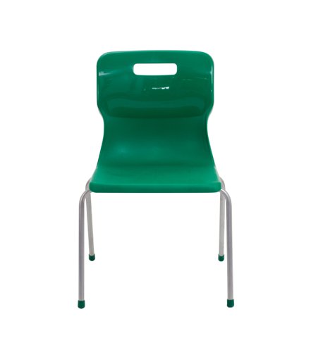 Titan 4 Leg Classroom Chair 497x477x790mm Green KF72191