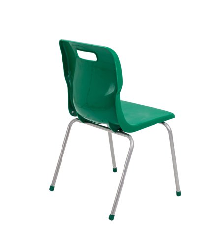 Titan 4 Leg Classroom Chair 497x477x790mm Green KF72191