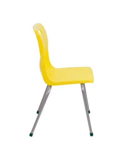 Titan 4 Leg Classroom Chair 497x477x790mm Yellow KF72193