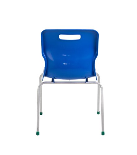 Titan 4 Leg Classroom Chair 497x477x790mm Blue KF72190 Titan