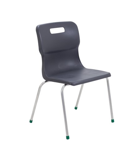 Titan 4 Leg Chair Size 5 Charcoal