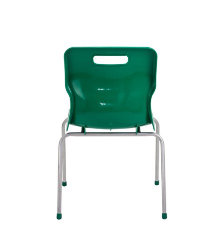 KF72191 | Ideal for classrooms, the Titan chair has a high impact polypropylene shell and an ultra strong tubular steel frame. The chair also features a unique S shaped back and an anti-tilt design for comfort. The Titan 4 Leg Classroom Chair conforms to BS EN1729 parts 1 and 2. This pack contains 1 green chair with a seat height of 430mm.