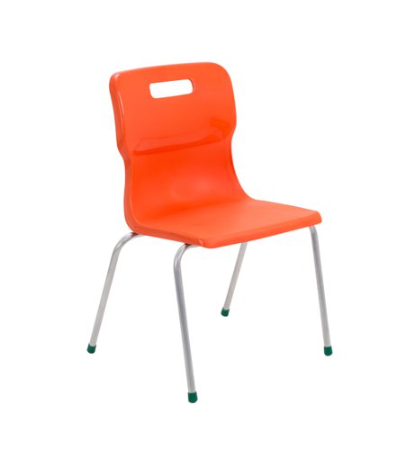 Titan 4 Leg Chair Size 5 Orange