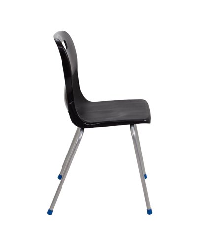 T16-BK | The super strong titan 4 leg chair has been developed solely to withstand the heavy duty, day to day use in a classroom environment and is almost unbreakable. It also features tamper proof fixings and anti-tilt legs.